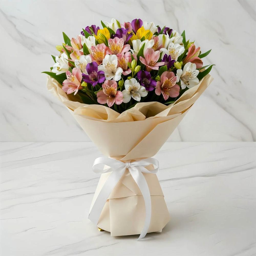 Букет цветов из: Альстромерии в Камбулате