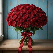 Букет Красные розы Блэк Меджик в Камбулате