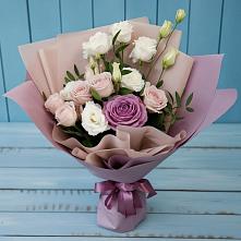 Букет цветов из:  Розы и Лизиантусы в Камбулате