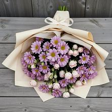 Букет цветов из:  Розы и Хризантемы в Камбулате