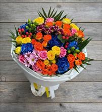 Букет цветов из:  Розы и Хризантемы в Камбулате